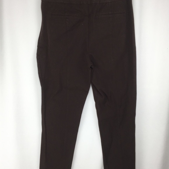 Chicos Women Size Small cropped brown pants - Picture 2 of 6